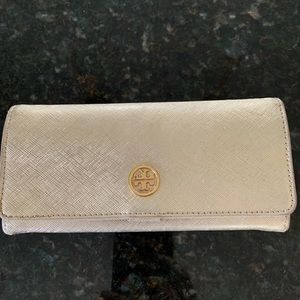 Tory Burch Gold Flip Envelope Wallet